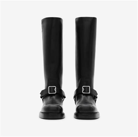 burberry vaughan 70 boots|Leather Saddle Tall Boots in Black .